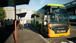 Fernbus Simulator  Scania Touring  GAMEPLAY [upl. by Bow]