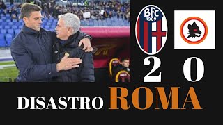 Bologna Roma 20 17 Dicembre 2023 Disastro Mourinho [upl. by Sarita]