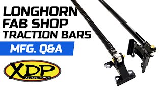 Longhorn Fab Shop Traction Bars for your Diesel Pickup Truck  XDP QampA [upl. by Odnalor]