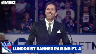 Henrik Lundqvist Retirement Ceremony Speech  New York Rangers [upl. by Anotyad254]