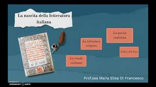 Le origini della letteratura italiana  Parte seconda [upl. by Attirehs971]