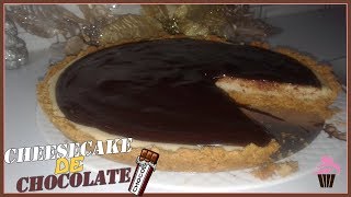 CHEESECAKE CON CUBIERTA DE CHOCOLATE  RECETA FÁCIL  EL PUNTO DULCE [upl. by Godiva]