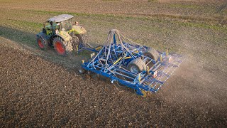 4K  TrefflerTG  Claas Axion  Bodenbearbeitung [upl. by Sibylle40]