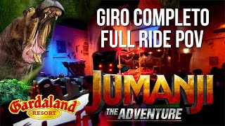 JUMANJI Gardaland POV  Giro Completo  Full Ride [upl. by Derick578]