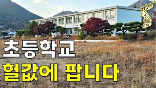 초등학교 폐교되어 또 헐값에 매물로 나왔습니다땅4288평건물7동땅지통 [upl. by Anitnerolf]