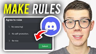 How To Make Rules For Discord Server  Full Guide [upl. by Letsirhc]