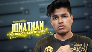 NEW JONATHAN SENSITIVITY 2021 Updated  PUBG Mobile Best Sensitivity [upl. by Vanni]