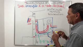 Como fazer uma instalação trifásica desde o poste de luz até ao medidor de energia [upl. by Landis]