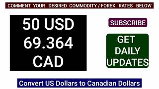 Cad to Usd Oanda [upl. by Rivi346]