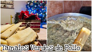 Como hacer tamales Verdes de Pollo  Tamales de Pipián a mi estilo [upl. by Missie66]