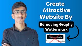 Remove Graphy Watermark Now ❌ how to create website on graphy by unacademy [upl. by Arev]