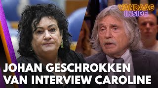 Johan heel erg geschrokken van interview met Caroline van der Plas Als je dit gelezen hebt [upl. by Glendon]