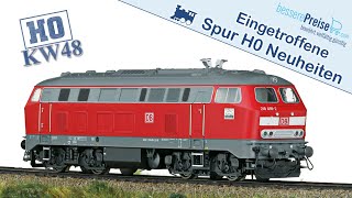 Eingetroffene Spur H0 Modellbahn Neuheiten  KW 48 2023 [upl. by Acnaiv]