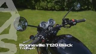 Triumph Bonneville T120 Black  Ams Moto [upl. by Adela877]