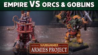 Orcs and Goblins vs The Empire Warhammer Armies Project Battle Report LIVE Reupload [upl. by Ennairej291]