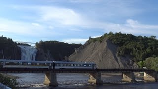 LRT departing Chute Montmorency 16JUL2015 [upl. by Herb279]