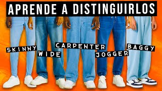 Los JEANS te quedan MAL porque no sabes diferenciarlos TIPOS DE JEANS para hombre [upl. by Dorkas966]