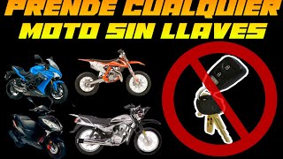 COMO PRENDER UNA MOTO SIN LLAVES  FÁCIL Y RAPIDO  BIEN EXPLICADO [upl. by Rankin428]