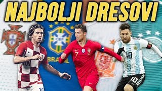 OVO SU NAJBOLJI DRESOVI NA SVJETSKOM PRVENSTVU FIFA World Cup 2018 [upl. by Virgel546]