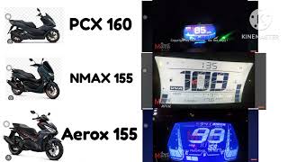 PCX 160 VS NMAX 155 VS Aerox 155 Siapa Menang [upl. by Calypso]