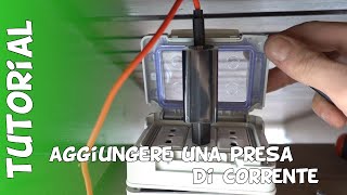 Tutorial installazione presa elettrica esterna fai da te [upl. by Wobniar279]