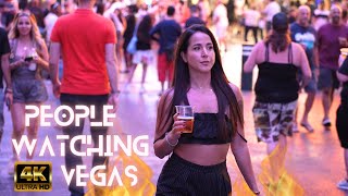 4K HDR Las Vegas Strip Night Walking Tour  Oct 2023  Las Vegas Nevada [upl. by Yrrum]