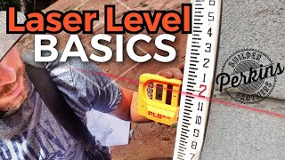 Laser Level Basics  How To use a laser level [upl. by Treble]