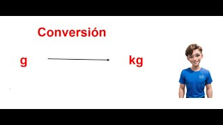 Como convertir gramos a kilogramos en 2 minutos🔥✔️ [upl. by Seward]