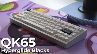 Cherry MX Black Typing Sounds ASMR  QK65 [upl. by Caves]