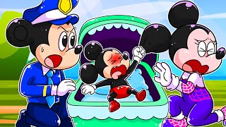 Labrador Mickey HULK 🎀 Police Take Care of A Sick Baby [upl. by Anaid218]