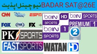 how to set dish on badarsat 26E new channel added [upl. by Butcher576]