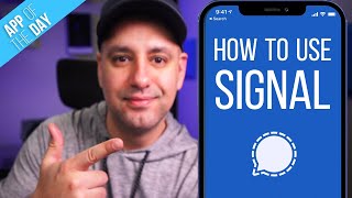 How to Use Signal Private Messenger App [upl. by Annaohj]