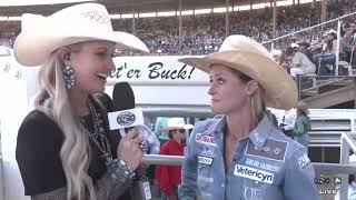 Stevi Hillman  Pendleton Roundup Championship Interview [upl. by Emoreg]