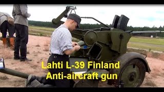 Lahti L 39 from Finland Anti aircraft gun [upl. by Lednik]