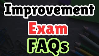 Improvement Exam 2024 Everything explained [upl. by Kabob652]