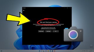 Fix We cant find your camera Error 0xA00F4244 in Windows 11  10  How To Solve Camera 📷✔️ [upl. by Eecyaj]