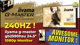 Iiyama 27quot GMaster G2730HSUB1 1080p Gaming monitor with FreeSync 75Hz 1ms  Overview [upl. by Lehplar550]