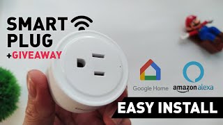 Smart Plug Socket Wifi Review and Easy Installation Guide [upl. by Weissberg]