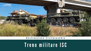 Treno militari di ISC in transito a Monterotondo [upl. by Sama214]