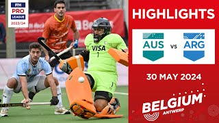 FIH Hockey Pro League 202324 Highlights  Australia vs Argentina M  Match 1 [upl. by Valdes460]