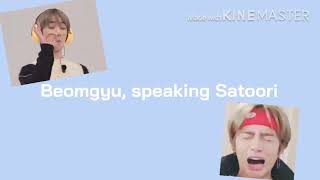 Beomgyu speaking Satoori [upl. by Cooley]