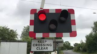 Downham Market Bypass Level Crossing Norfolk Saturday 13072019 [upl. by Pihc]