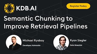 Semantic Chunking to Improve Retrieval Pipelines [upl. by Annirak915]