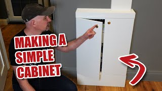 How to build ANY small cabinet out of MDF [upl. by Ecyned]