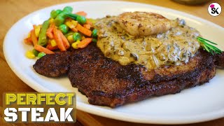 Steak Recipe  How to Cook Sirloin Steak with Garlic and Butter  Easy amp Perfect Steak Dinner [upl. by Siderf]