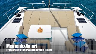 Catamaran Memento Amori Yacht Charter Vacation in the Virgin Islands [upl. by Erle]