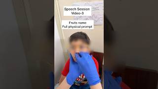 Speech Therapy Part3  NonVerbal Child  Speech Delay  Speech Session  Fruits Name [upl. by Ladnek]