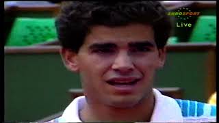 Sergi Bruguera vs Pete Sampras French Open 1993 Quarterfinal PART 2 [upl. by Sahcnip]