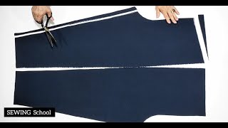 Sew in 10 Minutes 💥 VERY EASY TROUSERS CUT AND SEW [upl. by Ennyletak617]