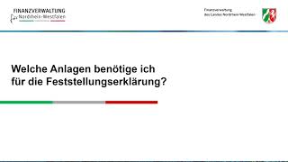 Grundsteuer mit ELSTER Diese Anlagen benötigen Sie für Ihre Feststellungserklärung [upl. by Drewett]